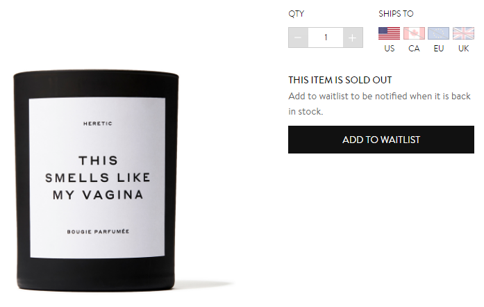 Gwyneth Paltrow is Selling a candle for $75 that smells 'like Her vagina'